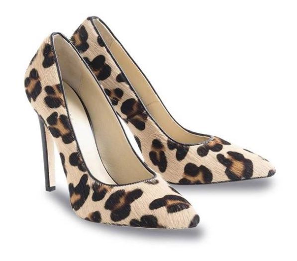 Zapatos de tacón de leopardo
